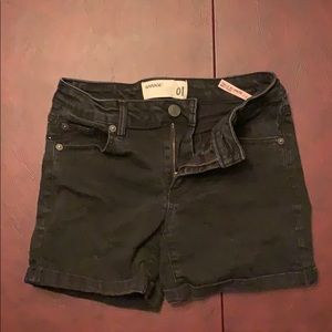😊 2 for $12 😊 Garage jean shorts in black